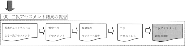 (5)二次アセスメント結果の報告
